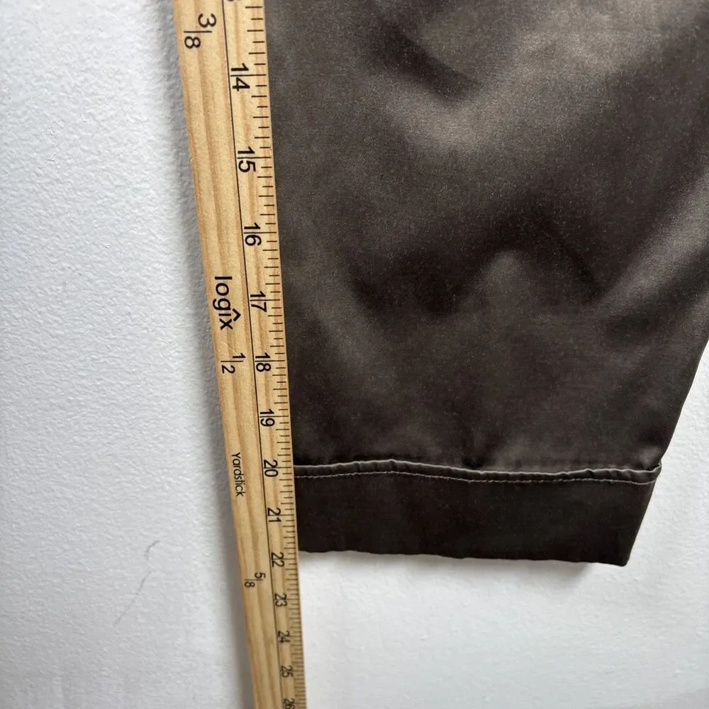 Ingredients Women’s Capri Pants Size 10 Taupe Gray Stretch Cuffed Career Casual